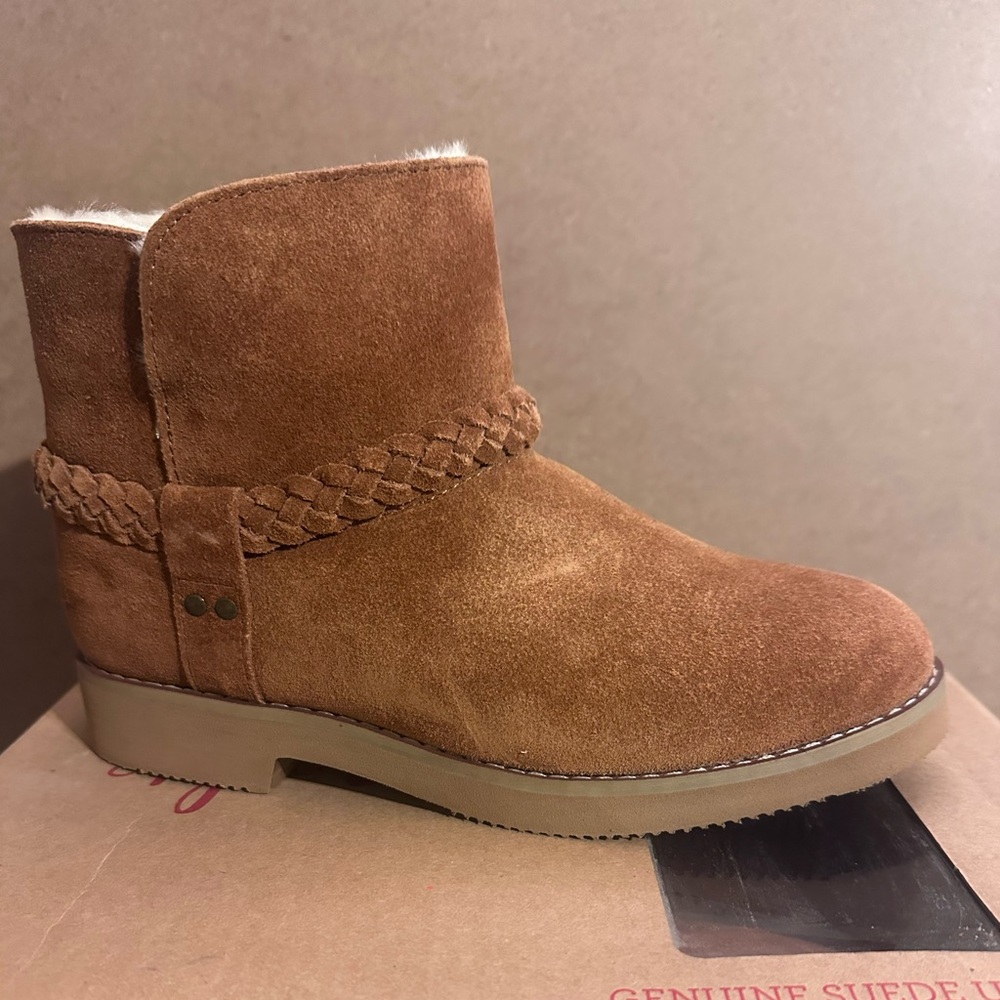 Style & Co. Brown Ankle Boots